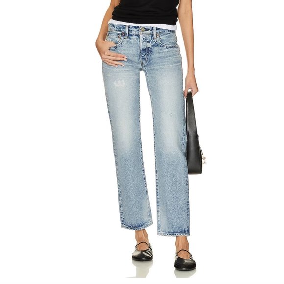 Moussy Denim - LIKE NEW - Moussy Vintage Bostonia Low Rise Straight Leg Jeans